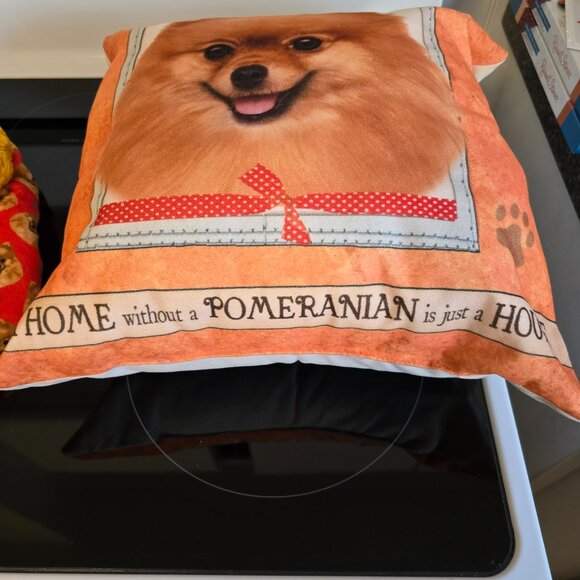 Pomeranian New Lot Slippers & Large Pomeranian Pillow Just gorgeous - Picture 3 of 5
